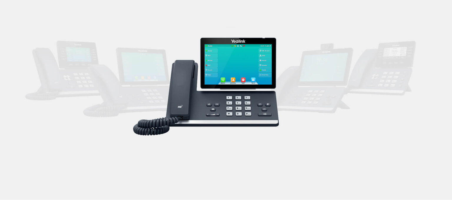 A lineup of IP desk phones we recommend